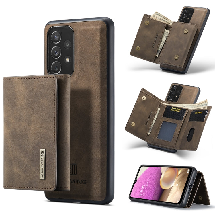 DG.MING M1 Series 3-Fold Multi Card Wallet + Magnetic Phone Case