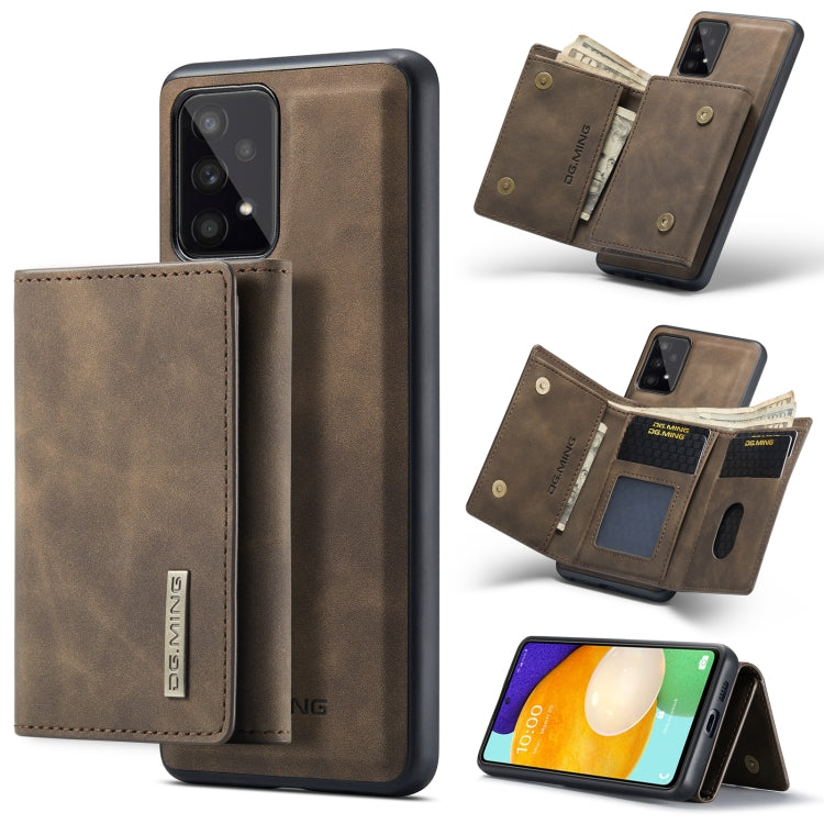 DG.MING M1 Series 3-Fold Multi Card Wallet + Magnetic Phone Case
