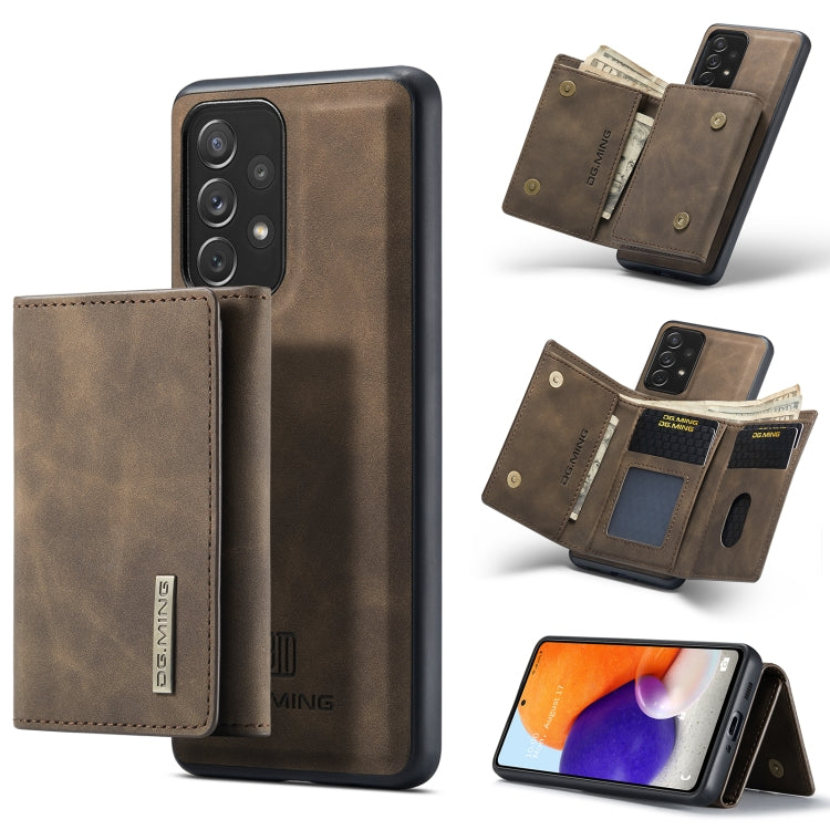 DG.MING M1 Series 3-Fold Multi Card Wallet + Magnetic Phone Case