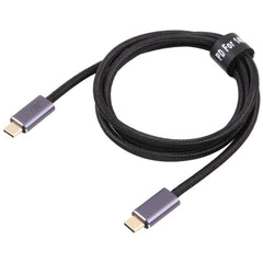 140W USB 2.0 USB-C / Type-C Male to USB-C / Type-C Male Braided Data Cable, 1m, 1.5m, 2m