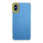For iPhone XS / X / Brown and Yellow
