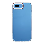 For iPhone 8 Plus / 7 Plus / Wine Red and White