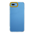 For iPhone 8 Plus / 7 Plus / Brown and Yellow