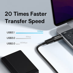 Baseus ZJJQ000101 Ingenuity Series USB 3.1 Male to USB-C / Type-C Female Mini OTG Adapter, USB 3.1 Male to USB-C / Type-C Female