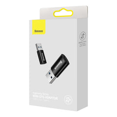 Baseus ZJJQ000101 Ingenuity Series USB 3.1 Male to USB-C / Type-C Female Mini OTG Adapter, USB 3.1 Male to USB-C / Type-C Female