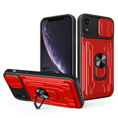 Sliding Camshield Card Phone Case, For iPhone X / XS, For iPhone XR, For iPhone XS Max, For iPhone 7 / 8 / SE 2022 / SE 2020