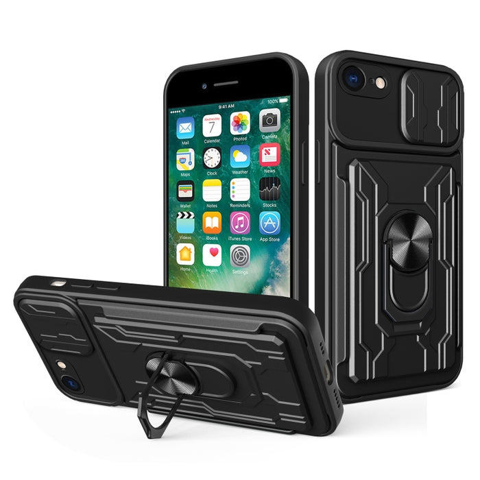 Funda para teléfono con tarjeta deslizante Camshield para iPhone 7 Plus/8 Plus