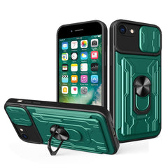 Sliding Camshield Card Phone Case, For iPhone X / XS, For iPhone XR, For iPhone XS Max, For iPhone 7 / 8 / SE 2022 / SE 2020