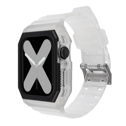 Two-color Integrated Watchband For Apple Watch Series, 7 41mm / 6&SE&5&4 40mm / 3&2&1 38mm, 7 45mm / 6&SE&5&4 44mm / 3&2&1 42mm