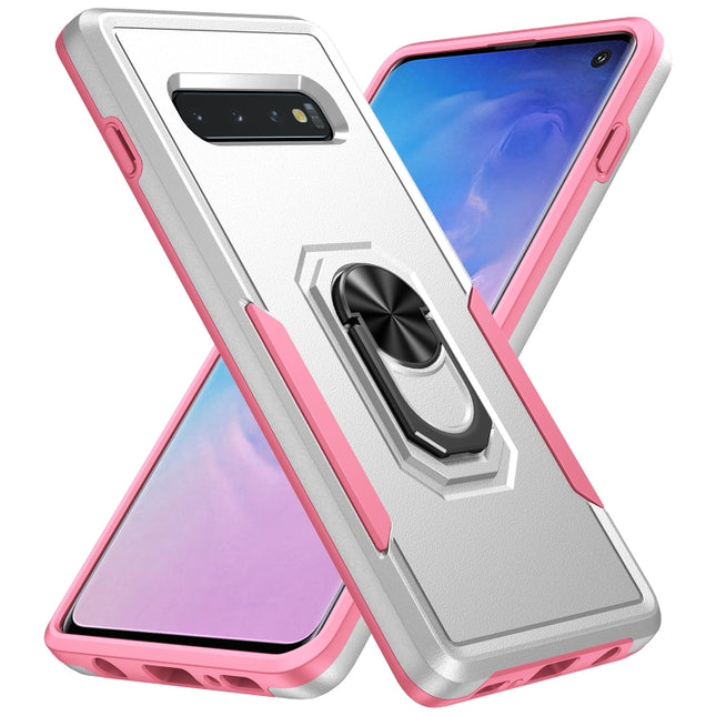 Pioneer Armor Heavy Duty PC + TPU Holder Phone Case, For Samsung Galaxy S10, For Samsung Galaxy S10+