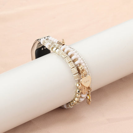 Mori Style Beaded Bracelet Watchband, For Xiaomi Mi Band 3 & 4, For Xiaomi Mi Band 5 & 6