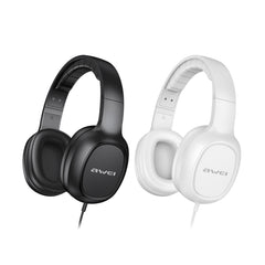 awei GM-6 3.5mm Stereo Wired Headset, GM-6(Black), GM-6(White)