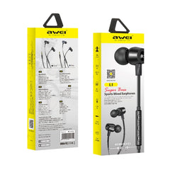 awei L1 Stereo-Surround-In-Ear-Kopfhörer mit Kabel, L1 (Schwarz), L1 (Grau)