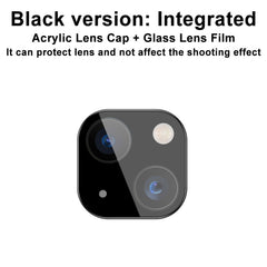 imak Integrated Rear Camera Lens Tempered Glass Film with Lens Cap Black Version, For iPhone 13 / 13 mini, For iPhone 13 Pro / 13 Pro Max, For Samsung Galaxy A53 5G, For Samsung Galaxy A73, For Xiaomi 12 Pro