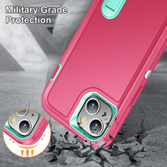 3 in 1 Rugged Holder Phone Case, For iPhone 13 mini, For iPhone 13, For iPhone 13 Pro