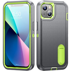 3 in 1 Rugged Holder Phone Case, For iPhone 13 mini, For iPhone 13, For iPhone 13 Pro