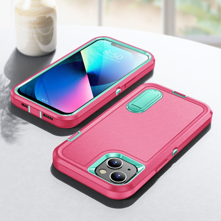 3 in 1 Robuste Handyhülle mit Halterung, Für iPhone 13 mini, Für iPhone 13, Für iPhone 13 Pro