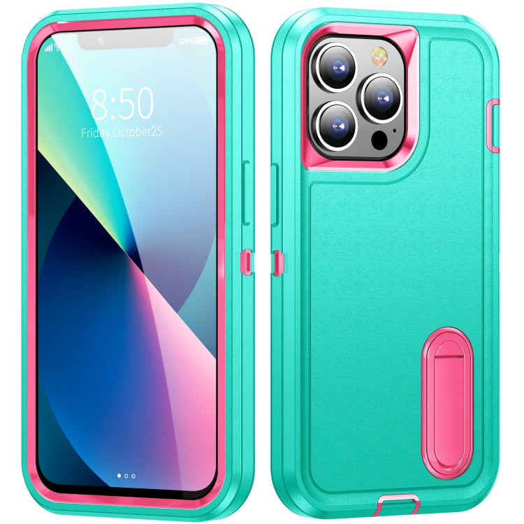 3 in 1 Robuste Handyhülle mit Halterung, Für iPhone 13 mini, Für iPhone 13, Für iPhone 13 Pro