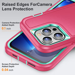 3 in 1 Rugged Holder Phone Case, For iPhone 12 / 12 Pro, For iPhone 12 Pro Max