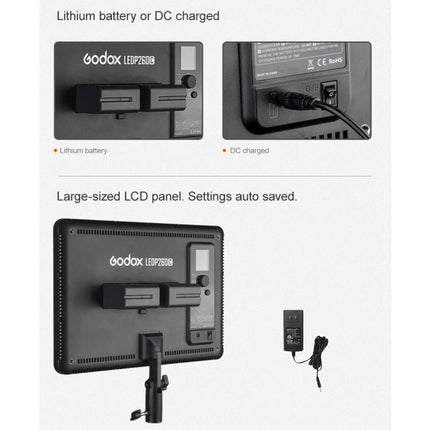 Godox LEDP260C LED Video Shoot Light, Standard Edition, LEDP260C
