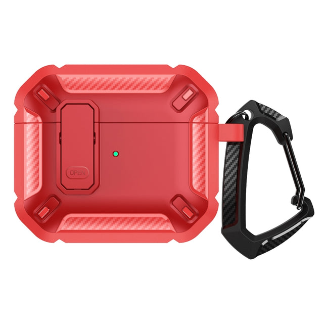 Estuche protector a prueba de golpes para auriculares con gancho para AirPods 3, para AirPods 3