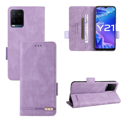 Magnetic Clasp Leather Phone Case, For vivo Y21 / Y33s, For vivo Y51 2020 / Y31 2021