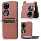 For Huawei P50 Pocket / Brown