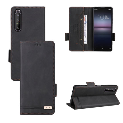 Magnetic Clasp Leather Phone Case, For Sony Xperia 1 II