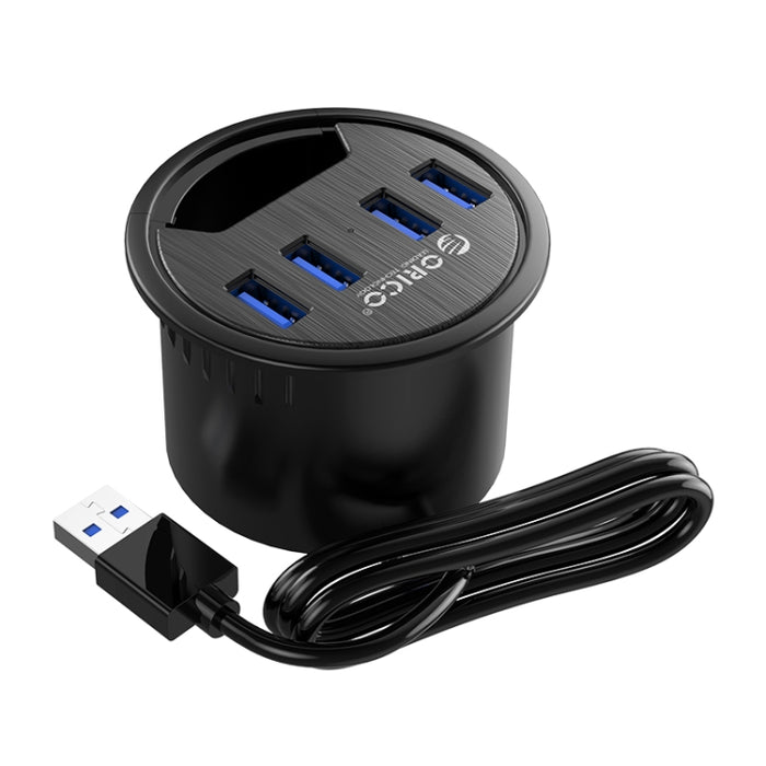 ORICO DESK-4U-BK Multifunktions-Desktop-Hub mit 4 USB3.0-Anschlüssen
