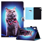 For Lenovo Tab M10 HD 2ND X306X / Bow Tie Cat