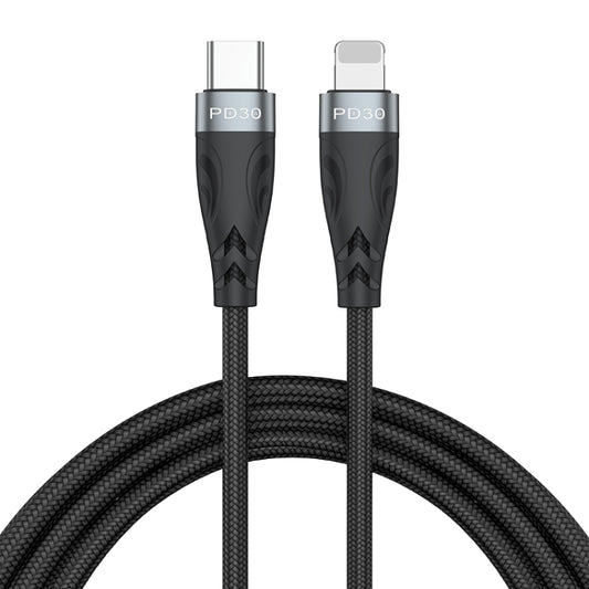 Cable de datos de carga rápida ADC-008 de 30 W USB-C/Tipo-C a 8 pines, 1 m, 2 m