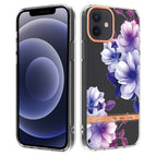 For iPhone 12 / 12 Pro / Purple Begonia