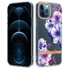 For iPhone 12 Pro Max / Purple Begonia