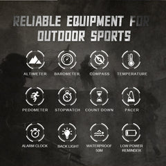 NORTH EDGE APACHE-46 Outdoor Waterproof Men Multifunction Digital Smart Sports Watch