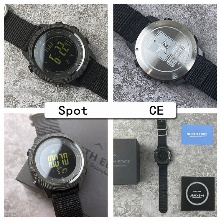 NORTH EDGE APACHE-46 Outdoor Waterproof Men Multifunction Digital Smart Sports Watch