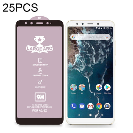 25 PCS 9H HD Large Arc High Alumina Full Screen Tempered Glass Film, For Xiaomi Redmi 6(25 PCS), For Xiaomi Redmi 6A(25 PCS), For Xiaomi Redmi 6 Pro(25 PCS), For Xiaomi Redmi 7(25 PCS), For Xiaomi Redmi 7A(25 PCS), For Xiaomi Redmi Go(25 PCS)          ...