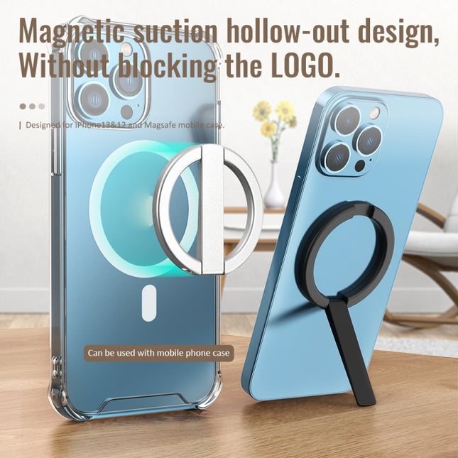 R-JUST SJ20 Magnetischer Telefonhalter mit Rückaufkleber für die iPhone-Serie 12 und 13, SJ20