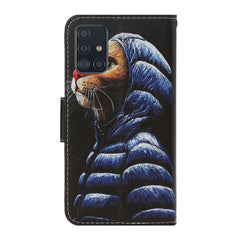 3D Colored Drawing Horizontal Flip PU Leather Case with Holder & Card Slots & Wallet