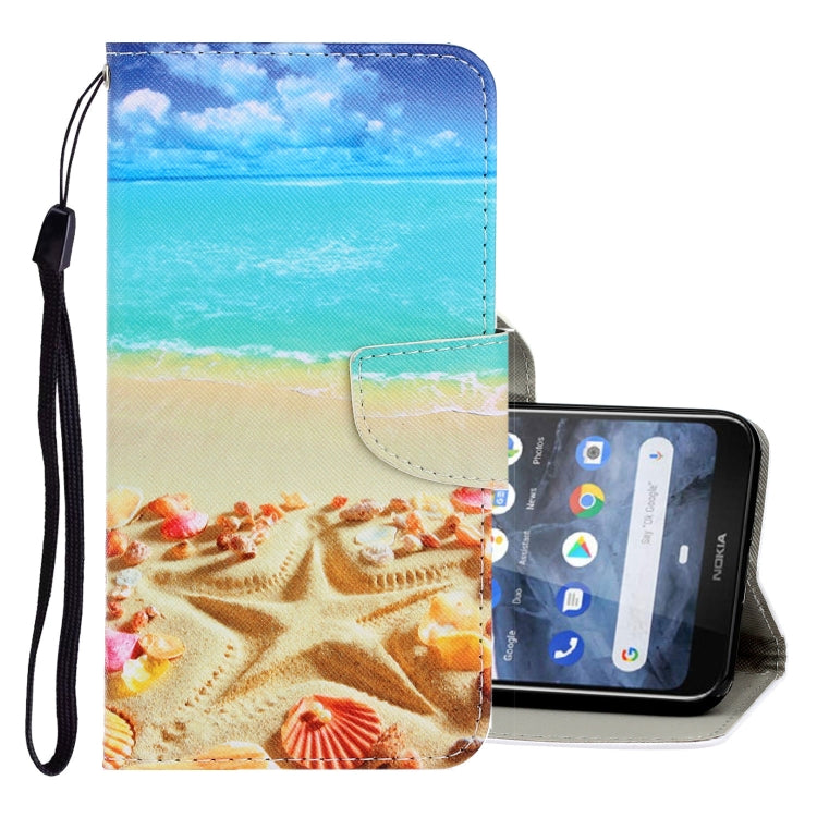 3D Colored Drawing Horizontal Flip PU Leather Case with Holder & Card Slots & Wallet