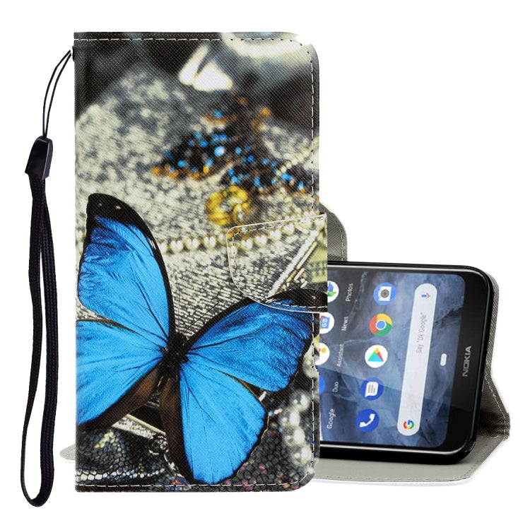 3D Colored Drawing Horizontal Flip PU Leather Case with Holder & Card Slots & Wallet