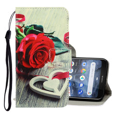 3D Colored Drawing Horizontal Flip PU Leather Case with Holder & Card Slots & Wallet, For Nokia 3.2, For Xiaomi Redmi Note 8T