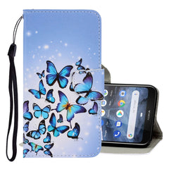 3D Colored Drawing Horizontal Flip PU Leather Case with Holder & Card Slots & Wallet, For Nokia 3.2, For Xiaomi Redmi Note 8T