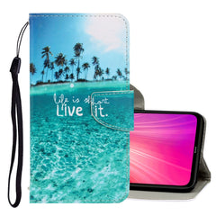 3D Colored Drawing Horizontal Flip PU Leather Case with Holder & Card Slots & Wallet, For Nokia 3.2, For Xiaomi Redmi Note 8T