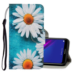 3D Colored Drawing Horizontal Flip PU Leather Case with Holder & Card Slots & Wallet, For Huawei Y5 2018, For Huawei Y5 2019