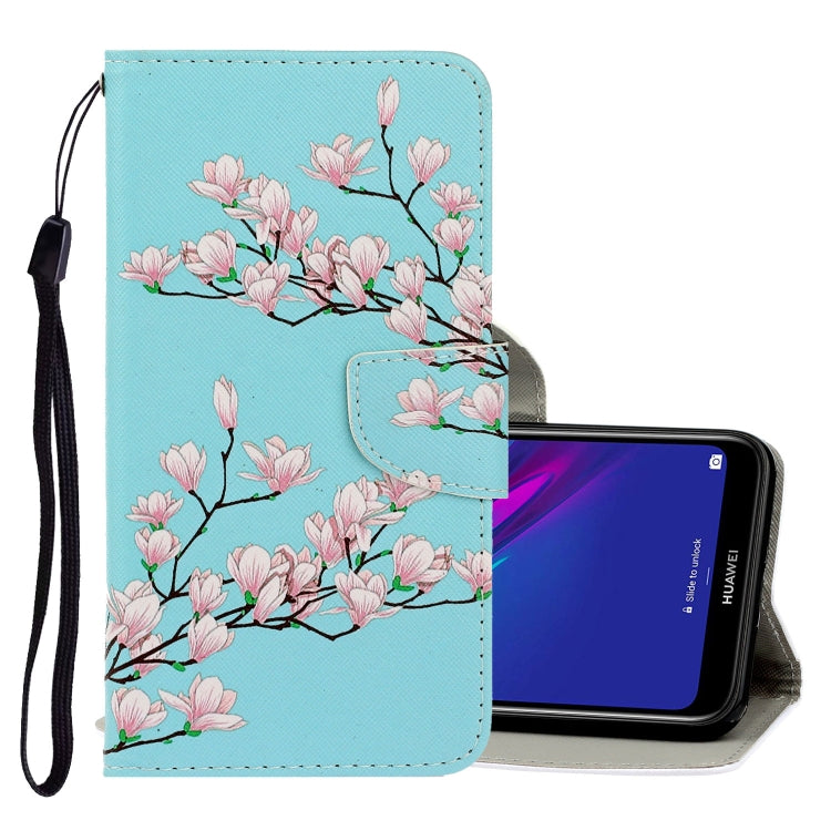 3D Colored Drawing Horizontal Flip PU Leather Case with Holder & Card Slots & Wallet