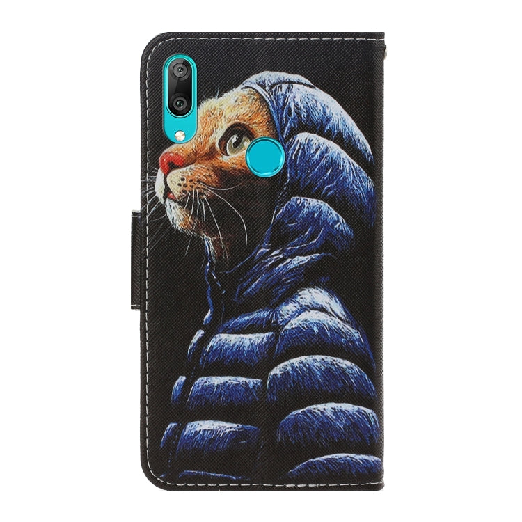3D Colored Drawing Horizontal Flip PU Leather Case with Holder & Card Slots & Wallet