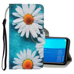 3D Colored Drawing Horizontal Flip PU Leather Case with Holder & Card Slots & Wallet, For Huawei Y9 2019, For Huawei Enjoy 7S