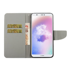 3D Colored Drawing Horizontal Flip PU Leather Case with Holder & Card Slots & Wallet