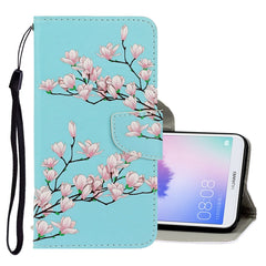 3D Colored Drawing Horizontal Flip PU Leather Case with Holder & Card Slots & Wallet, For Huawei Y9 2019, For Huawei Enjoy 7S