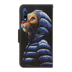 3D Colored Drawing Horizontal Flip PU Leather Case with Holder & Card Slots & Wallet